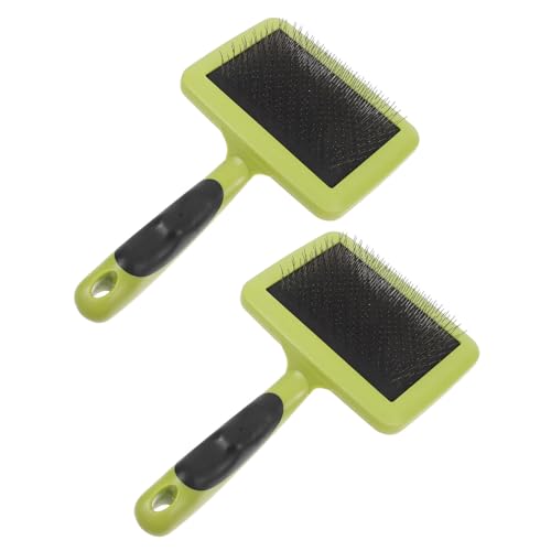 SHINEOFI 2 Stück Nadelfilz-Set Nadelfilznadeln sticken Einfädler Kardierer für Wolle sticknadeln prickelnadel filzen set Filzartikel filzsets werkzeug Karde aus Plastikwolle Filzhandbürste von SHINEOFI