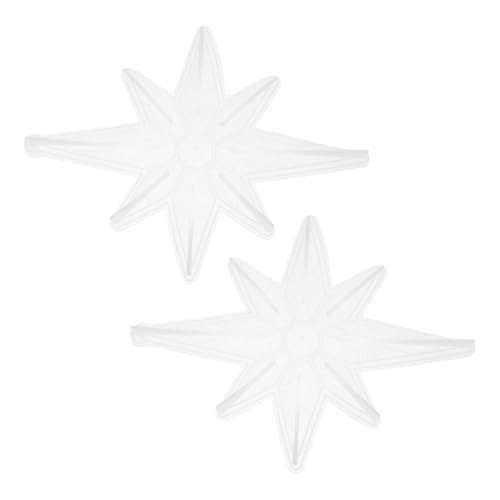 SHINEOFI 2 Stück Oktagonale Stern Silikonformen für DIY Epoxidharz Weihnachtsanhänger Gießformen zur Herstellung von Wand und Türdekorationen SHINEOFI 2 Stück Oktagonale Stern Silikonformen für DIY Epoxidharz Weihnachtsanhänger Gießformen zur Herstellung von Wand und Türdekorationen von SHINEOFI