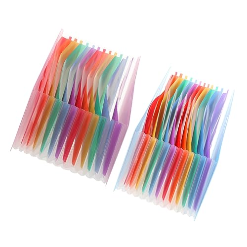 SHINEOFI 2 Stück Ordner Organpaket aktenkoffer aktentaschen Ordner für wichtige Dokumente aktenordner faltbar süße Akkordeonmappe Akkordeon-Ordner klein Akkordeon Ordner Plastik Colorful von SHINEOFI