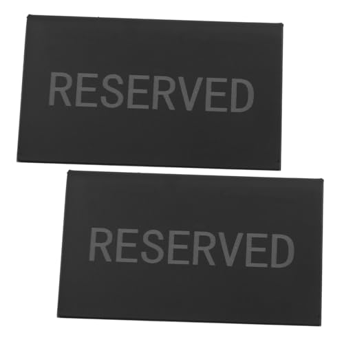 SHINEOFI 2 Stück Reservierte Tischkarten aus Praktische V Form Tischreservierungsschild für Hochzeit Restaurant und Veranstaltungen SHINEOFI 2 Stück Reservierte Tischkarten aus Praktische V Form Tischreservierungsschild für Hochzeit Restaurant und Veranstaltungen von SHINEOFI