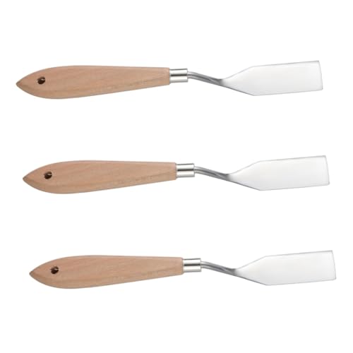 SHINEOFI 2 Stück Schaber holzstiel pinsel streichen Artist brush pinselstifte paint brush malsachen farbpalette farbpinsel streichen zubehör Mischwerkzeug Maler Kunst Hütte spachtel Bambus SHINEOFI 2 Stück Schaber holzstiel pinsel streichen Artist brush pinselstifte paint brush malsachen farbpalette farbpinsel streichen zubehör Mischwerkzeug Maler Kunst Hütte spachtel Bambus von SHINEOFI