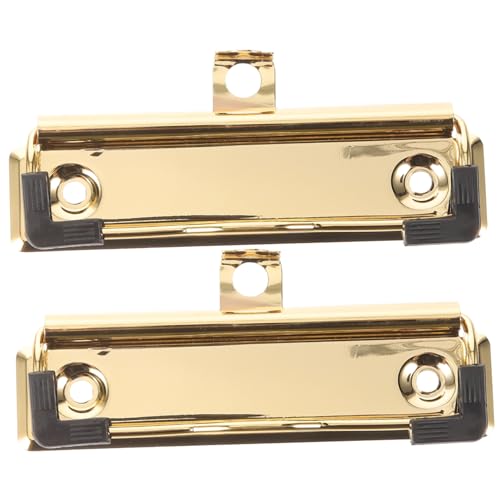 SHINEOFI 2 Stück Schwer Aktenklammern Büro-klemmbrett-clips Klemmbretter Groß Zwischenablage Griff Farbig Klemmbrett Liefert Planke Schreibwaren Bindeklammern Für Golden Metall SHINEOFI 2 Stück Schwer Aktenklammern Büro-klemmbrett-clips Klemmbretter Groß Zwischenablage Griff Farbig Klemmbrett Liefert Planke Schreibwaren Bindeklammern Für Golden Metall von SHINEOFI
