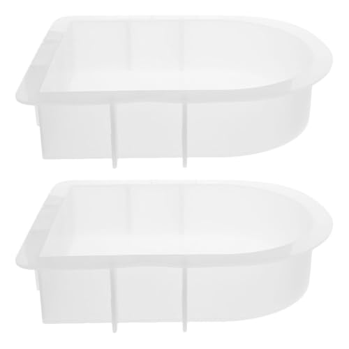 SHINEOFI 2 Stück Silikon Gießform für Diy Bogen Blumenpreservation Resin Casting Mold für Kreative Buchstützen Hochzeitsgeschenke und Wohnkultur von SHINEOFI