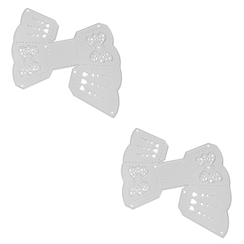 SHINEOFI 2 Stück Stempel und Matrizen für die Kartenherstellung cutter messser die cutting machine Papier Stanzformen für die Kartenherstellung lustige Stanzform Schneidwerkzeug Silver von SHINEOFI