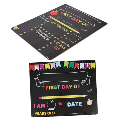 SHINEOFI 2 Stück Tafel Erster Tag Hängende Trockenlöschtafel Etiketten Trockener Löschstift Tipp Schild Radiergummi Kreide Löschbar Message Board Schulbehörde Des Ersten Tages Pvc-platte SHINEOFI 2 Stück Tafel Erster Tag Hängende Trockenlöschtafel Etiketten Trockener Löschstift Tipp Schild Radiergummi Kreide Löschbar Message Board Schulbehörde Des Ersten Tages Pvc-platte von SHINEOFI