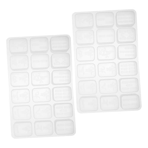 SHINEOFI 2 Stück Teiliges DIY Silikon Gießform für Mahjong Spielsteine Flexible Harzform für Einfache Entnahme Standardisierte für Epoxidharz Bastelprojekte und Familienunterhaltung SHINEOFI 2 Stück Teiliges DIY Silikon Gießform für Mahjong Spielsteine Flexible Harzform für Einfache Entnahme Standardisierte für Epoxidharz Bastelprojekte und Familienunterhaltung von SHINEOFI