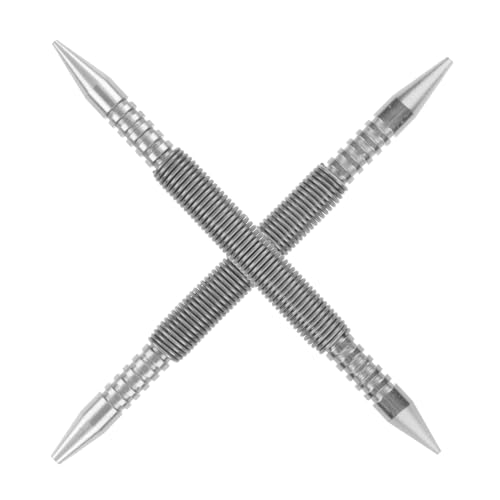 SHINEOFI 2 Stück Teiliges Feder nagel stanzset mit Doppelseitigem Federmechanismus Präzise Metall Holzlochmarkierer Langlebig und Tragbar für Professionelle Heimwerker und Fachkräfte SHINEOFI 2 Stück Teiliges Feder nagel stanzset mit Doppelseitigem Federmechanismus Präzise Metall Holzlochmarkierer Langlebig und Tragbar für Professionelle Heimwerker und Fachkräfte von SHINEOFI