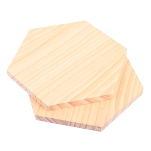 SHINEOFI 2 Stück Teiliges Hexagon Holzbrett aus Massivem Unbehandeltem Holz Kantenlänge für DIY Kunsthandwerk Malerei Natürliche Wanddekoration und Kreative Bastelprojekte SHINEOFI 2 Stück Teiliges Hexagon Holzbrett aus Massivem Unbehandeltem Holz Kantenlänge für DIY Kunsthandwerk Malerei Natürliche Wanddekoration und Kreative Bastelprojekte von SHINEOFI