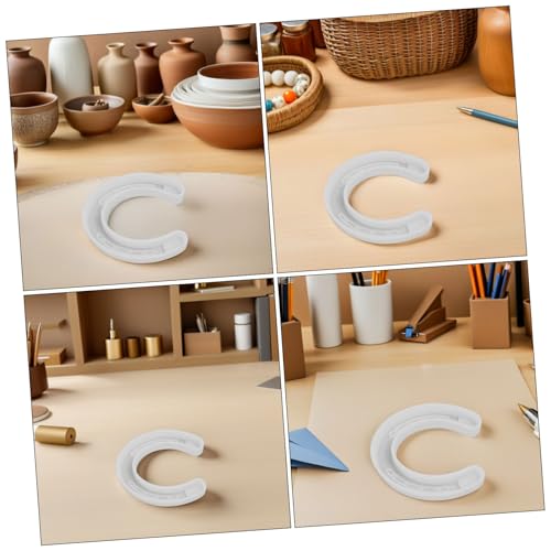 SHINEOFI 2 Stück Teiliges Silikon Hufeisenform Flexibel Langlebig für Epoxidharz Schmuck Kerzen Seife Schokoladenform DIY Basteln Kuchen Dekorieren Weiß Kompakt Transportabel SHINEOFI 2 Stück Teiliges Silikon Hufeisenform Flexibel Langlebig für Epoxidharz Schmuck Kerzen Seife Schokoladenform DIY Basteln Kuchen Dekorieren Weiß Kompakt Transportabel von SHINEOFI