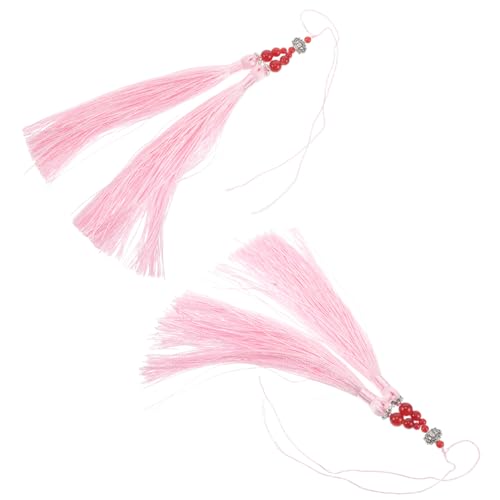 SHINEOFI 2 Stück Teiliges Tai Chi Quasten Lotus-design Polyesterfarbbeständig Vielseitiges Dekor für Taichi Kampfsportwaffen Sowie Guqin Eleganter Schmuckanhänger in Rosa SHINEOFI 2 Stück Teiliges Tai Chi Quasten Lotus-design Polyesterfarbbeständig Vielseitiges Dekor für Taichi Kampfsportwaffen Sowie Guqin Eleganter Schmuckanhänger in Rosa von SHINEOFI