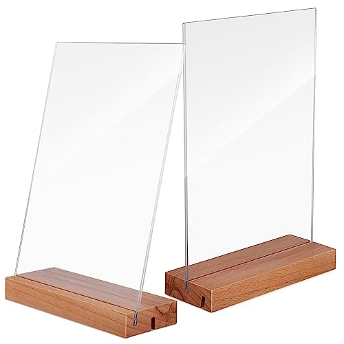 SHINEOFI 2 Stück Tischkarte Doppelseitige Tischkarte Tischnummernhalter hochzeitsdeko wedding decor leer Staffelei tischkartenhalter schräger Ausstellungsstand Schilderhalter aus Acryl Holz SHINEOFI 2 Stück Tischkarte Doppelseitige Tischkarte Tischnummernhalter hochzeitsdeko wedding decor leer Staffelei tischkartenhalter schräger Ausstellungsstand Schilderhalter aus Acryl Holz von SHINEOFI