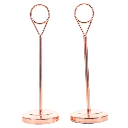 SHINEOFI 2 Stück Tischkartenhalter Teardrop Design Robuster Kartenständer für Restaurants Hochzeiten und Events Eleganter Memo Clip für Tischnummern und Menükarten SHINEOFI 2 Stück Tischkartenhalter Teardrop Design Robuster Kartenständer für Restaurants Hochzeiten und Events Eleganter Memo Clip für Tischnummern und Menükarten von SHINEOFI