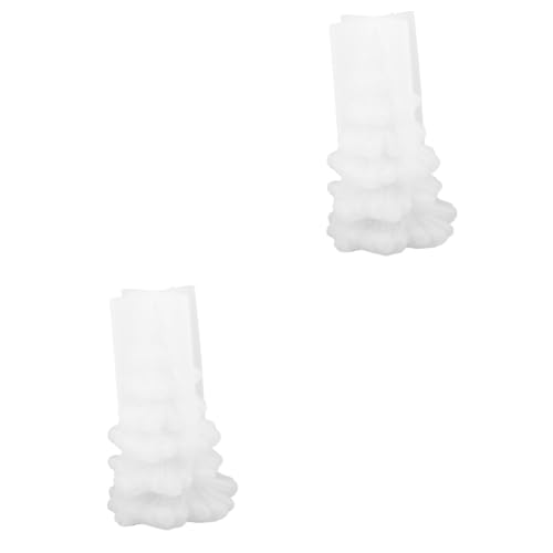 SHINEOFI 2 Stück Weihnachtsformen Geformt Dekorationen Kerzenformen Weihnachten Künstlich Formen Für Weihnachten Weihnachtsbaum Led Ornamente Fondant Weihnachtsbäume Weiß Kieselgel von SHINEOFI