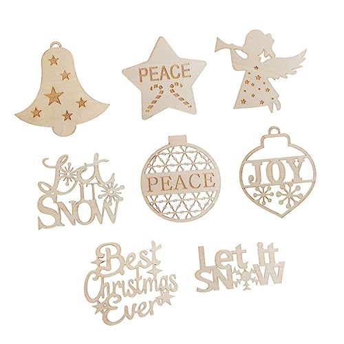 SHINEOFI 2 Stück Weihnachtsholzscheiben Weihnachtsdekoration Drinnen Wand Hängende Weihnachtsdekorationen Rustikal Raumdekorationen Leben Party Gefälscht Ornamente Hölzern SHINEOFI 2 Stück Weihnachtsholzscheiben Weihnachtsdekoration Drinnen Wand Hängende Weihnachtsdekorationen Rustikal Raumdekorationen Leben Party Gefälscht Ornamente Hölzern von SHINEOFI