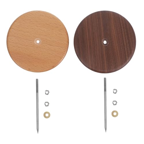 SHINEOFI 2 Stück Zettelspießer mit Holzsockel Metallspieße für Kassenbelege Quittungen Menüs Multifunktionaler Papierspike Halter für Restaurant Büro und Küche Hoher Fassungsvermögen SHINEOFI 2 Stück Zettelspießer mit Holzsockel Metallspieße für Kassenbelege Quittungen Menüs Multifunktionaler Papierspike Halter für Restaurant Büro und Küche Hoher Fassungsvermögen von SHINEOFI