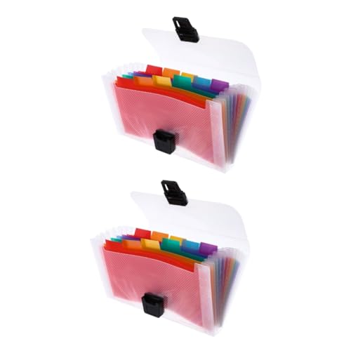 SHINEOFI 2 Stück aktentaschen gestängetasche unterlagen organizer aktenmappen -Organizer klein Ordner multi Datei Akkordeon Organizer Akkordeondateiorganisator Plastik Transparent SHINEOFI 2 Stück aktentaschen gestängetasche unterlagen organizer aktenmappen -Organizer klein Ordner multi Datei Akkordeon Organizer Akkordeondateiorganisator Plastik Transparent von SHINEOFI