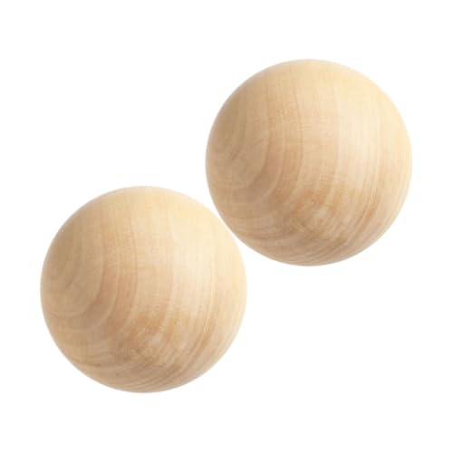 SHINEOFI 2 Stücke Holzperlen Unbehandelt Robuste Holzsphären für Diy Projekte Malen Dekoration Vielseitige Handwerkskugeln für Kreative Ideen und Wohnaccessoires SHINEOFI 2 Stücke Holzperlen Unbehandelt Robuste Holzsphären für Diy Projekte Malen Dekoration Vielseitige Handwerkskugeln für Kreative Ideen und Wohnaccessoires von SHINEOFI