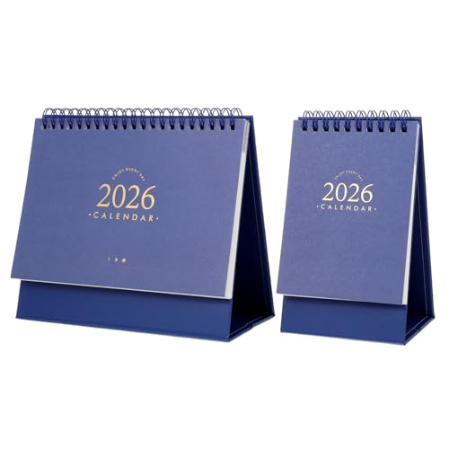 SHINEOFI 2 Teiliger Monatskalender Zum Stehen Stehender Flip Kalender Täglicher Desktop Tisch Staffelei Zeitplanplaner Für Zeitmanagement Arbeit Schule Blau SHINEOFI 2 Teiliger Monatskalender Zum Stehen Stehender Flip Kalender Täglicher Desktop Tisch Staffelei Zeitplanplaner Für Zeitmanagement Arbeit Schule Blau von SHINEOFI