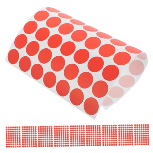 SHINEOFI 20 Blatt Etikett Aufkleber Mit Farbigen Punkten Kleine Punktaufkleber Aufkleber Punkt Aufkleber Mit Rundem Schild Kreisaufkleberpunkt Runde Aufkleber Kraft-aufkleber Orange Pvc SHINEOFI 20 Blatt Etikett Aufkleber Mit Farbigen Punkten Kleine Punktaufkleber Aufkleber Punkt Aufkleber Mit Rundem Schild Kreisaufkleberpunkt Runde Aufkleber Kraft-aufkleber Orange Pvc von SHINEOFI