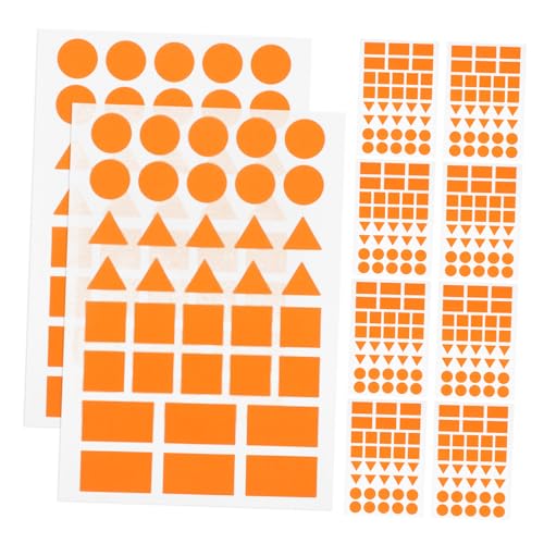 SHINEOFI 20 Blatt Multi-shaped-etikett-aufkleber Selbstklebende Etikett-aufkleber Abnehmbare Etiketten Bastelaufkleber Kreis Aufkleber Dreieckige Selbstklebende Aufkleber Orange Papier SHINEOFI 20 Blatt Multi-shaped-etikett-aufkleber Selbstklebende Etikett-aufkleber Abnehmbare Etiketten Bastelaufkleber Kreis Aufkleber Dreieckige Selbstklebende Aufkleber Orange Papier von SHINEOFI