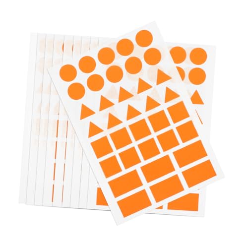SHINEOFI 20 Blatt Selbstklebende Formen für Kategorisierung Rechtecke Kreise für Büro Schule und Bastelprojekte von SHINEOFI