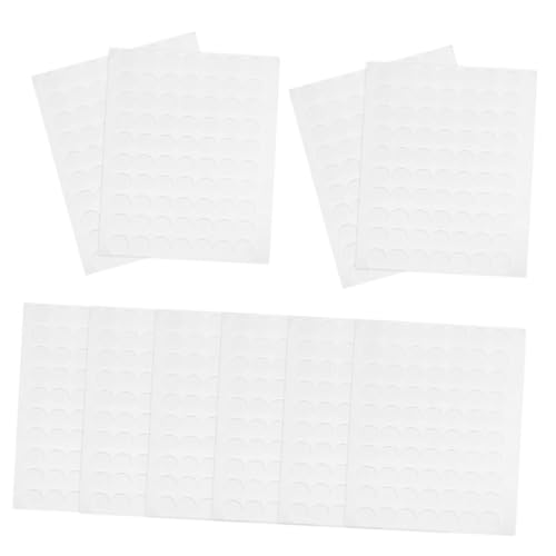 SHINEOFI 20 Blatt Transparente Doppelseitige Klebepunkte Selbstklebend Stark Haftend Ablösbar für Büro und Basteln Kleine Klebepads für Saubere Unsichtbare Befestigung von SHINEOFI
