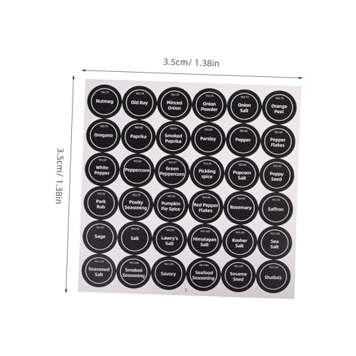 SHINEOFI 20 Blatt Wasserdichte Gewürzetiketten Runde Aufkleber mit Englischen Vornamen Selbstklebend für Küchenbehälter Glas Metallgläser zur Einfachen Gewürzorganisation SHINEOFI 20 Blatt Wasserdichte Gewürzetiketten Runde Aufkleber mit Englischen Vornamen Selbstklebend für Küchenbehälter Glas Metallgläser zur Einfachen Gewürzorganisation von SHINEOFI