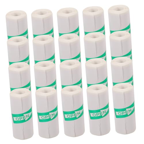 SHINEOFI 20 Rollen Selbstklebendes Thermopapier für Mini-thermodrucker Scharfe Druckqualität Schnelle Thermotechnologie Kompatibel mit Kamera-druckern für Versand Büro Einzelhandel von SHINEOFI
