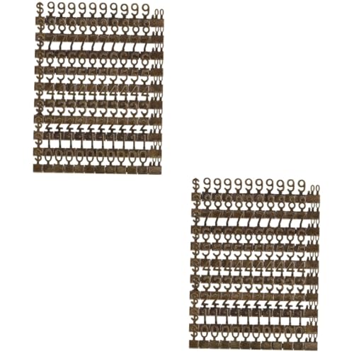 SHINEOFI 20 Sätze digitales Preisschild Anzeige Stichworte Einzelhandel preisaufsteller preisschilder Preisdisplays tags Preisschild Ständerblock preiswürfel für schmuck Zinklegierung von SHINEOFI