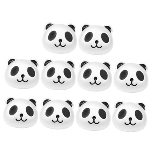SHINEOFI 20 Stk Panda-kopf-zubehör Schmuck Dekorative Perlen Kunsthandwerk Lose Perlen Armbandperlen Schmuck Abstandsperlen Runde Perlen Kreisperlen Verstreute Perlen Charme Kind von SHINEOFI