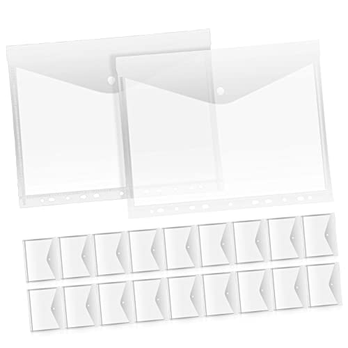 SHINEOFI 20 Stück A4 Transparenter Ordner Fächer Schulmaterial Für Bindemittel Zubehör Schulbedarf Hochschule Büroablage Durchsichtige Ordnertaschen Unterlagen Klares Bindemittel Pp SHINEOFI 20 Stück A4 Transparenter Ordner Fächer Schulmaterial Für Bindemittel Zubehör Schulbedarf Hochschule Büroablage Durchsichtige Ordnertaschen Unterlagen Klares Bindemittel Pp von SHINEOFI