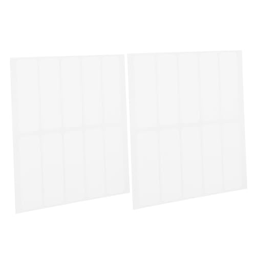SHINEOFI 20 Stück Beschriftbare Bügeletiketten für Kleidung Leichte Anwendung für Identifikation Vielseitige Stoffetiketten für Zuhause Büro und Pflegeeinrichtungen von SHINEOFI