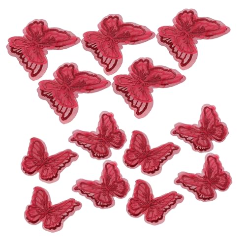 SHINEOFI 20 Stück Bestickte Spitzen Schmetterling Applikationen Luxuriöse Spitzenpasse zum Aufnähen für Frühling Sommer Kleidung Brautkleid Diy Handwerk und Textilveredelung SHINEOFI 20 Stück Bestickte Spitzen Schmetterling Applikationen Luxuriöse Spitzenpasse zum Aufnähen für Frühling Sommer Kleidung Brautkleid Diy Handwerk und Textilveredelung von SHINEOFI