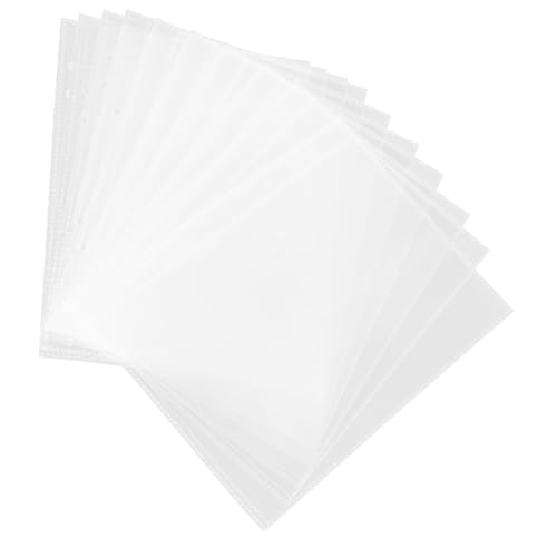 SHINEOFI 20 Stück Beutel Zur Aufbewahrung Loser Blätter Notizbuchordner Mit Losen Blättern Ordnertrenner Tasche Klares Vinyl Datei Aktenschützer Für Die Schule A5 Einsätze Pvc SHINEOFI 20 Stück Beutel Zur Aufbewahrung Loser Blätter Notizbuchordner Mit Losen Blättern Ordnertrenner Tasche Klares Vinyl Datei Aktenschützer Für Die Schule A5 Einsätze Pvc von SHINEOFI