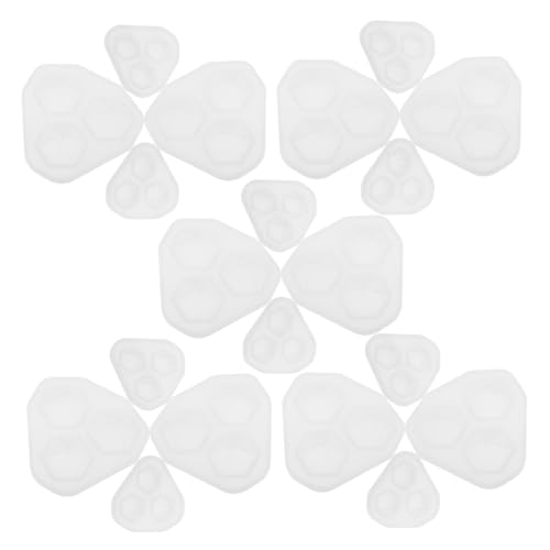 SHINEOFI 20 Stück DIY Silikon Diamantformen für Schmuckherstellung Klare Epoxidharz Motive für Kreative Bastelprojekte Langlebig und Vielseitig Einsetzbar für Einzigartige Kunstwerke von SHINEOFI