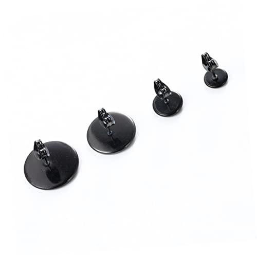 SHINEOFI 20 Stück Diy Zubehör Für Ohrringe Ohrhaken Herstellung Ergebnisse Schmuck Schlüssel Reize Ohrringrückseiten Für Ohrstecker Tablett Perlen Creolen Damen Runden Black SHINEOFI 20 Stück Diy Zubehör Für Ohrringe Ohrhaken Herstellung Ergebnisse Schmuck Schlüssel Reize Ohrringrückseiten Für Ohrstecker Tablett Perlen Creolen Damen Runden Black von SHINEOFI
