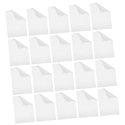 SHINEOFI 20 Stück Doppelseitige Tpu Heat And Bond Folie Hitzebeständige Starke Haftung Fusible Bügelkleber für Stoffe Vielseitig Einsetzbar für Nähen und Textilreparatur von SHINEOFI