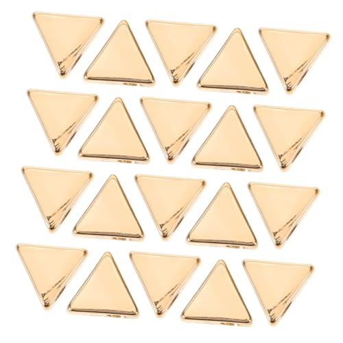 SHINEOFI 20 Stück Dreieck Spacer Perlen Goldplattiertes Kupfer Lose Perlen Für DIY Armbänder Halsketten Ohrringe Schmuckherstellung Moderne Dreieckige Schmuckperlen SHINEOFI 20 Stück Dreieck Spacer Perlen Goldplattiertes Kupfer Lose Perlen Für DIY Armbänder Halsketten Ohrringe Schmuckherstellung Moderne Dreieckige Schmuckperlen von SHINEOFI