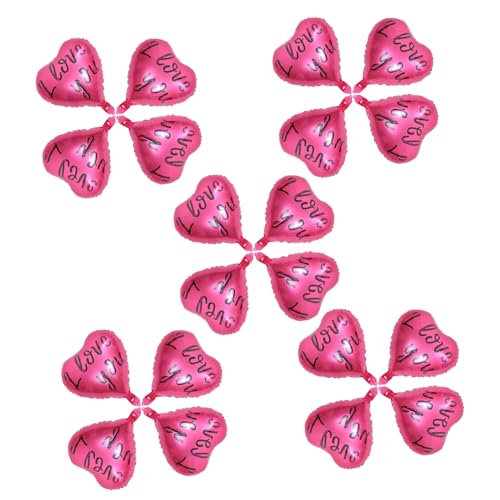 SHINEOFI 20 Stück Hochzeits Und Verlobungsballons Valentinstagsballons Hochzeitsballons Für Frauen Brautfeier Ballons Romantische Liebesballons Ballonbogen Ballon Set Rosy von SHINEOFI