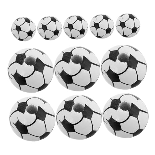 SHINEOFI 20 Stück Holzperlen Fußball zum Auffädeln Kinderfreundlich Sicher für Armbänder Halsketten Schmuckherstellung Basteln Sportthemen DIY Projekte SHINEOFI 20 Stück Holzperlen Fußball zum Auffädeln Kinderfreundlich Sicher für Armbänder Halsketten Schmuckherstellung Basteln Sportthemen DIY Projekte von SHINEOFI