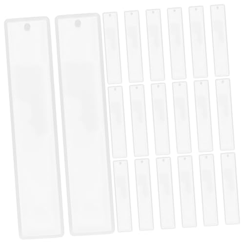 SHINEOFI 20 Stück Lesezeichenform rechteckige silikonform Silikongussform Gießform Epoxidharz DIY -Harzform Rechteck -Silikonformen für Harz Silikonform für Schmuck Kieselgel Weiß SHINEOFI 20 Stück Lesezeichenform rechteckige silikonform Silikongussform Gießform Epoxidharz DIY -Harzform Rechteck -Silikonformen für Harz Silikonform für Schmuck Kieselgel Weiß von SHINEOFI