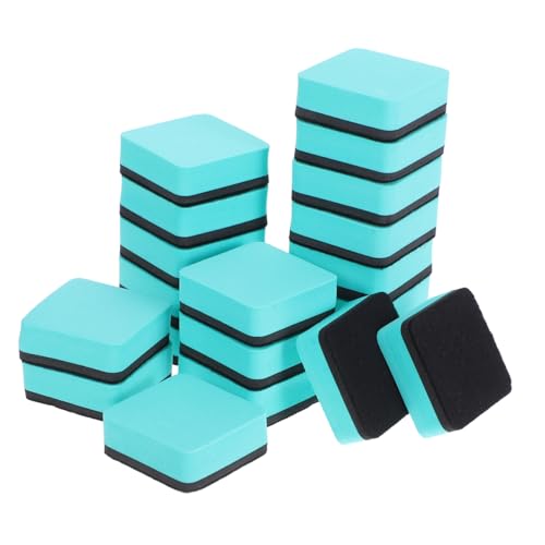 SHINEOFI 20 Stück Magnetische Whiteboard Radiergummis Radiergummis Reiniger Schulbedarf Tafelwischer Kleine Tafelwischer Magnetischer Trockenlösch Glastafel Entferner von SHINEOFI