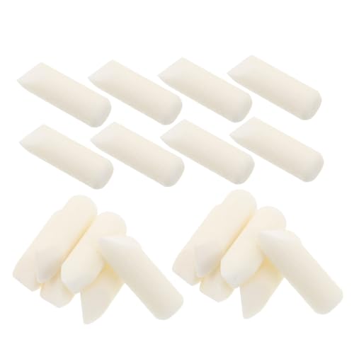 SHINEOFI 20 Stück Markerzubehör Marker-Ersatzstiftspitzen Markerersatz NIB Tipps für Farbstifte leere nachfüllbare Farbstifte Nibs Permanentmarker-Stiftspitzen Polyester Weiß von SHINEOFI
