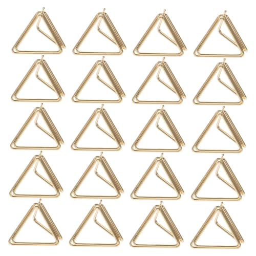 SHINEOFI 20 Stück Notizordner dreieckiger zeichendreieck papierklemmen Tischkarten für die Tischdekoration Tisch Platzhalter Desktop-Note-Klemmen Büroklammern groß Aluminiumlegierung Golden SHINEOFI 20 Stück Notizordner dreieckiger zeichendreieck papierklemmen Tischkarten für die Tischdekoration Tisch Platzhalter Desktop-Note-Klemmen Büroklammern groß Aluminiumlegierung Golden von SHINEOFI