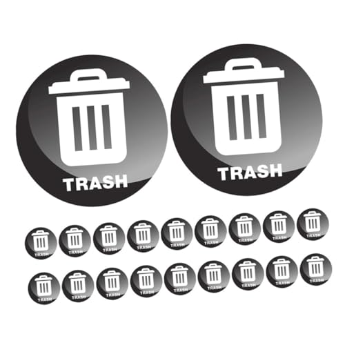 SHINEOFI 20 Stück Teiliges Aufkleber Mülltonnen Recycling Wasserfeste Runde Abziehbilder für Mülleimer Selbstklebend Rückstandsfrei Entfernbar Geeignet für Haushalt Büro Schule und Bereiche SHINEOFI 20 Stück Teiliges Aufkleber Mülltonnen Recycling Wasserfeste Runde Abziehbilder für Mülleimer Selbstklebend Rückstandsfrei Entfernbar Geeignet für Haushalt Büro Schule und Bereiche von SHINEOFI
