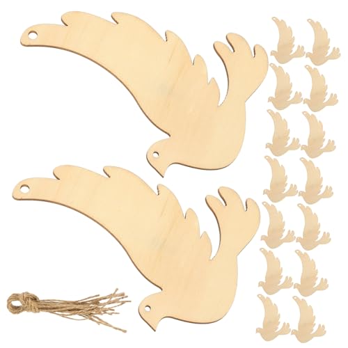SHINEOFI 20 Stück Teiliges Bastelholzscheiben Holzornamente zum Bemalen DIY Holzverzierungen für Hochzeitsdeko Party und Kreative Wohnaccessoires SHINEOFI 20 Stück Teiliges Bastelholzscheiben Holzornamente zum Bemalen DIY Holzverzierungen für Hochzeitsdeko Party und Kreative Wohnaccessoires von SHINEOFI