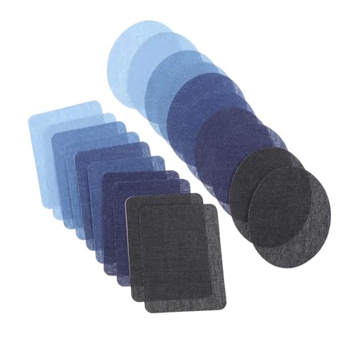 SHINEOFI 20 Stück Teiliges Denim Aufnäher Ovale und Rechteckige Selbstklebende Bestickte Patches Starke Haftung für Jeansreparatur und Dekoration Geeignet für Innen Außenbereich SHINEOFI 20 Stück Teiliges Denim Aufnäher Ovale und Rechteckige Selbstklebende Bestickte Patches Starke Haftung für Jeansreparatur und Dekoration Geeignet für Innen Außenbereich von SHINEOFI