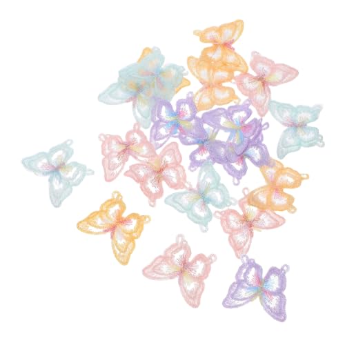 SHINEOFI 20 Stück Teiliges Doppellagige Schmetterling Aufnäher aus Organza Farbenfrohe Stickerei Patches zum Aufnähen für Brautkleider DIY Kleidung Schuhe Hüte Vielseitige Stoffdekoration SHINEOFI 20 Stück Teiliges Doppellagige Schmetterling Aufnäher aus Organza Farbenfrohe Stickerei Patches zum Aufnähen für Brautkleider DIY Kleidung Schuhe Hüte Vielseitige Stoffdekoration von SHINEOFI
