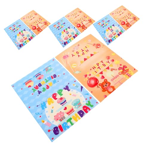 SHINEOFI 20 Stück Teiliges Geburtstagskarten-set Handgezeichnete Klappkarten mit Umschlägen Einzigartige Grußkarten für Freunde Familie Kreative Glückwunsch Motivationskarten für von SHINEOFI