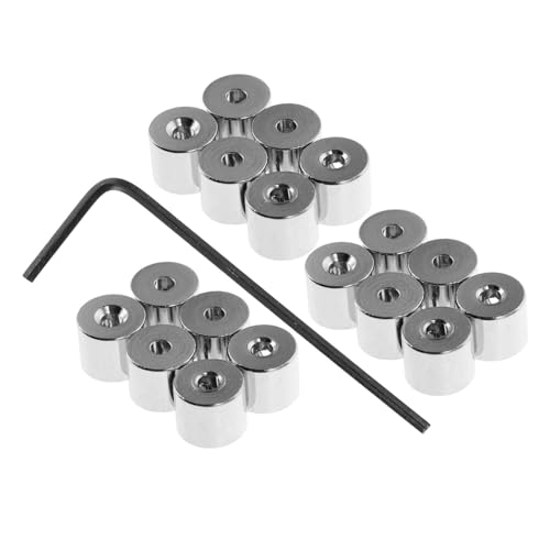 SHINEOFI 20 Stück Teiliges Metall Schraubverschluss Pin Keeper für Broschen DIY Schmuck Zubehör Sicherer Gewinde-ansteckverschluss für Kreative Handarbeiten SHINEOFI 20 Stück Teiliges Metall Schraubverschluss Pin Keeper für Broschen DIY Schmuck Zubehör Sicherer Gewinde-ansteckverschluss für Kreative Handarbeiten von SHINEOFI